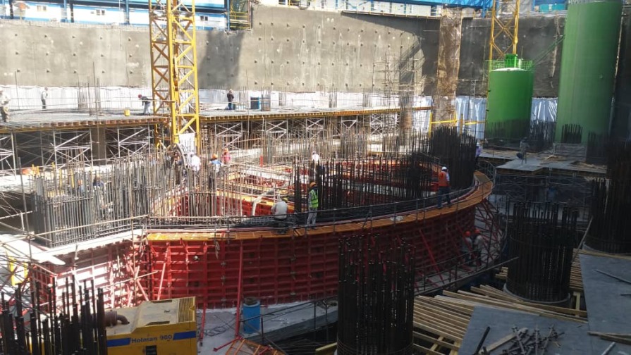 پروژه عایق گود ساختمانی برج های ادارای سامان فراز 