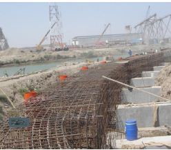 خط لوله آب - احداث اسکله 